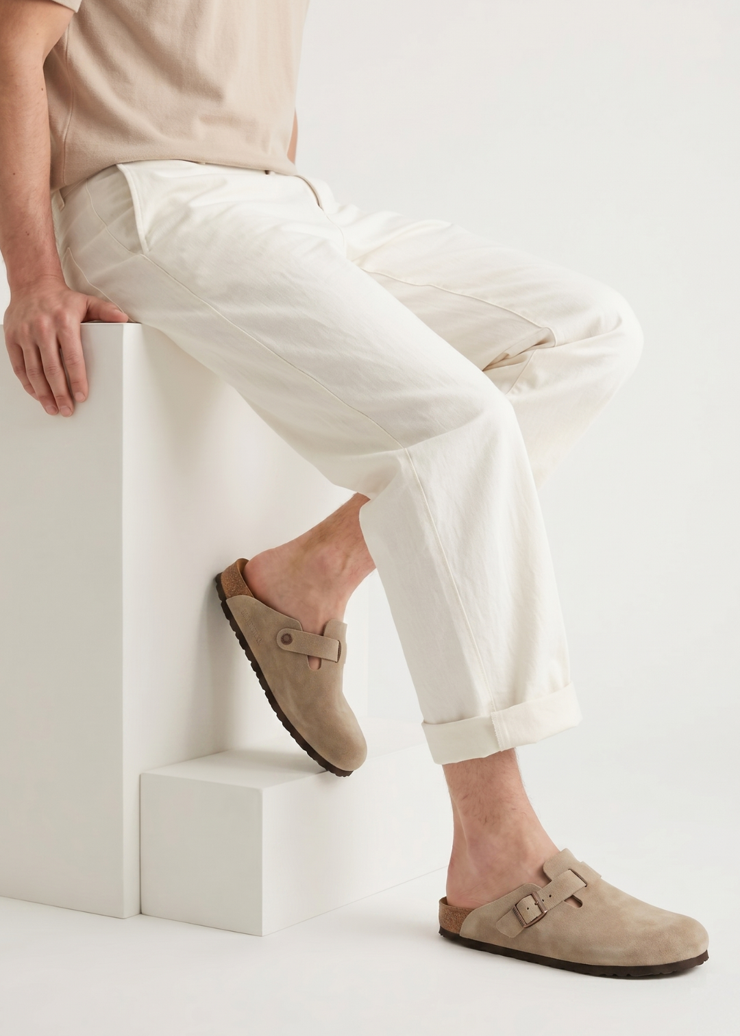Suede Clogs