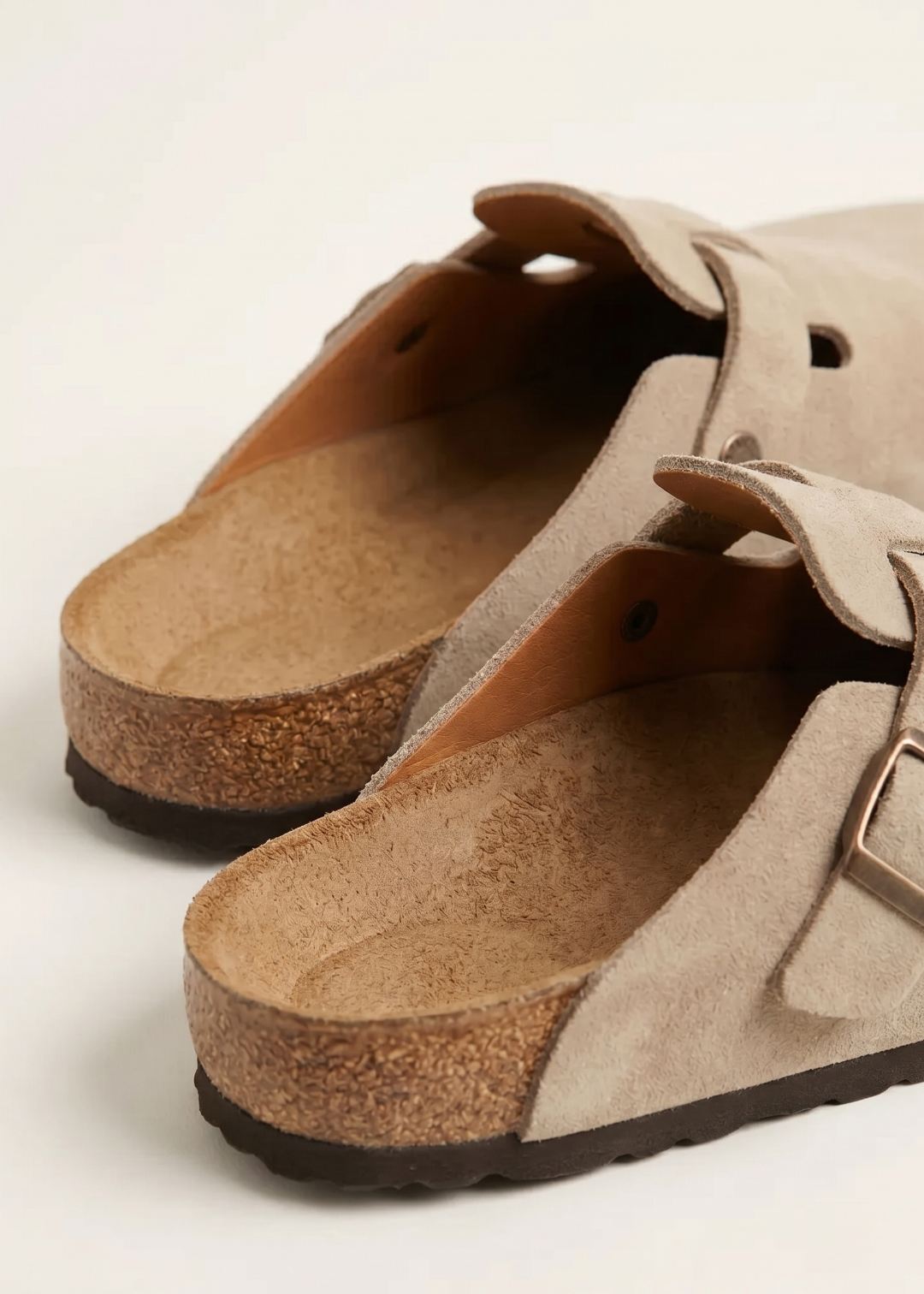 Suede Clogs
