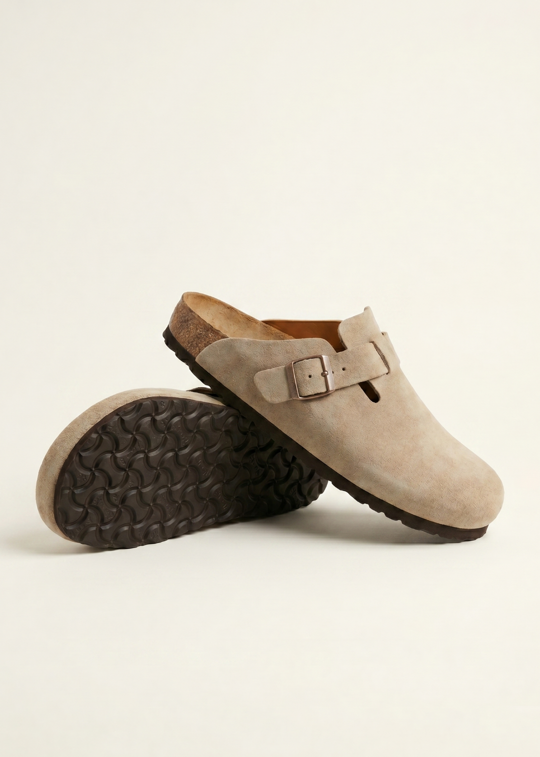 Suede Clogs