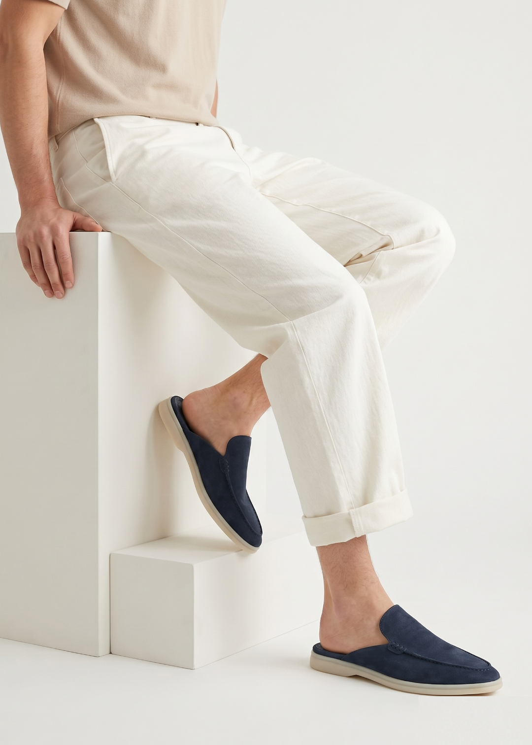 Suede Yacht Mule